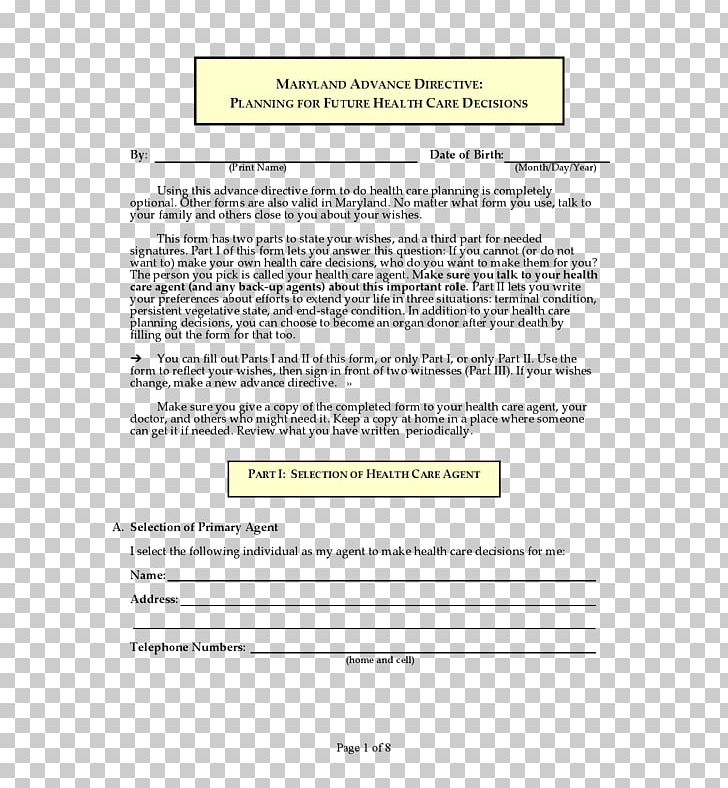 Maryland Power Of Attorney Form Advance Healthcare Directive Advocate PNG, Clipart, Advance Healthcare Directive, Advocate, Area, Attorney General, Attorneyinfact Free PNG Download