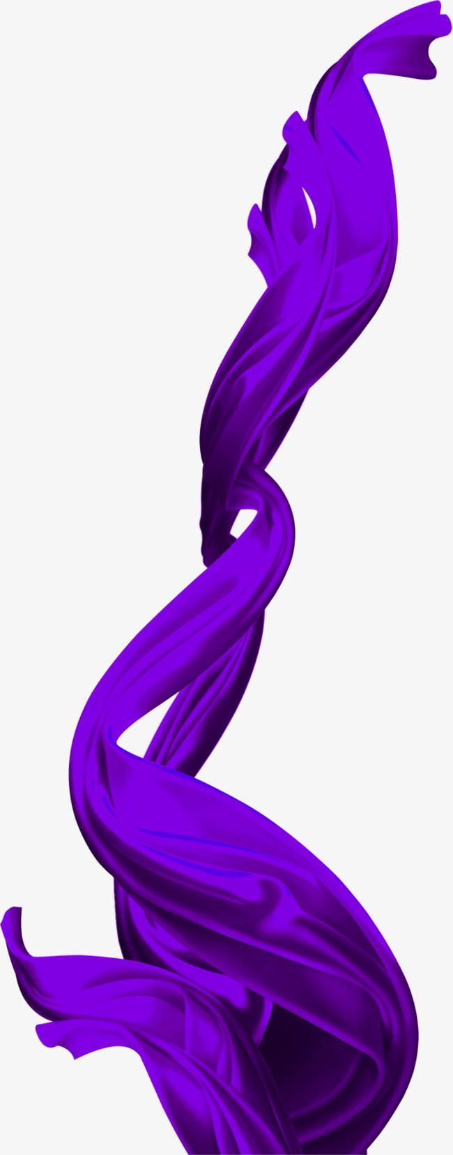 Purple Silk Ribbon Floating Material PNG, Clipart, Floating, Floating Clipart, Floating Material, Leave, Leave The Png Free PNG Download