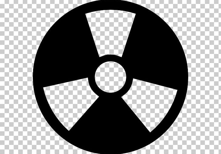 Computer Icons Radioactive Decay Radiation Symbol PNG, Clipart, Area, Biological Hazard, Black, Black And White, Circle Free PNG Download