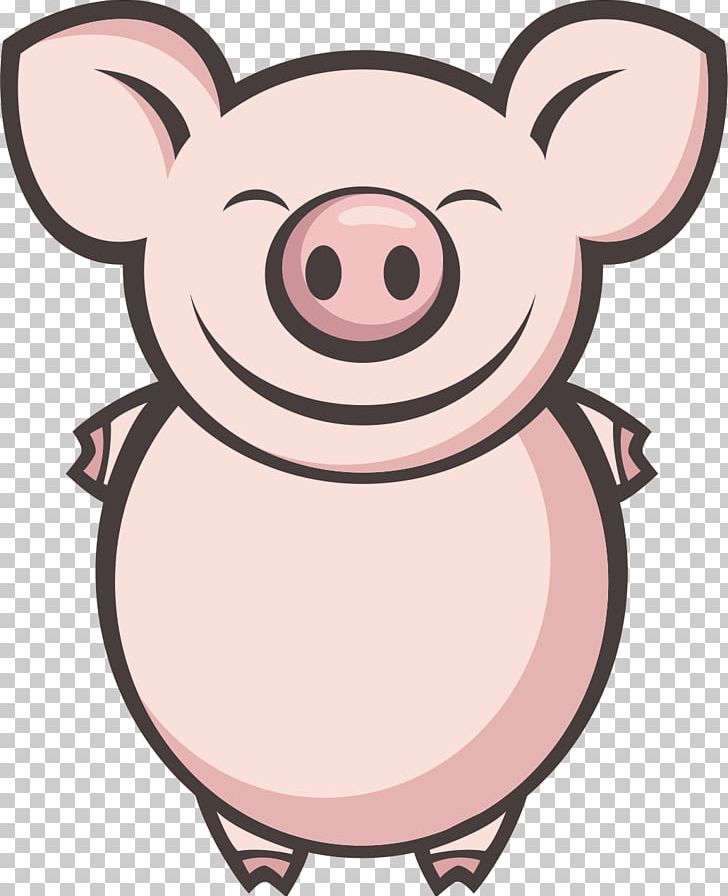 Domestic Pig Pink PNG, Clipart, Animal, Animals, Cartoon, Designer, Download Free PNG Download