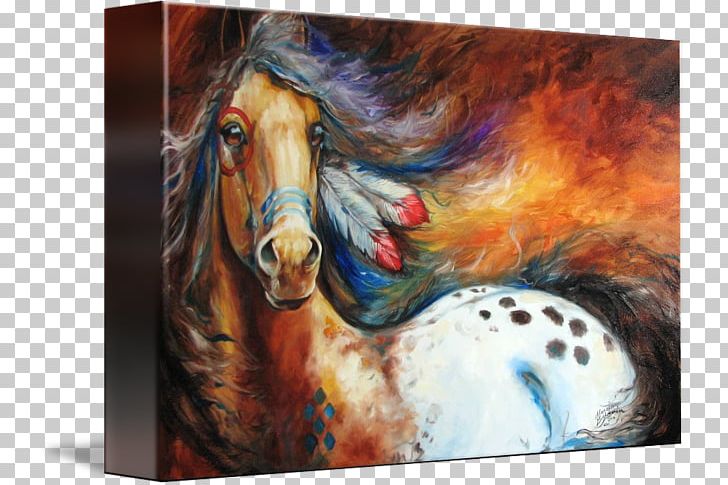 Indian Horse Pony American Indian Wars Oil Painting Reproduction PNG, Clipart, American Indian Wars, Canvas, Horse, Horse Like Mammal, Indian Horse Free PNG Download