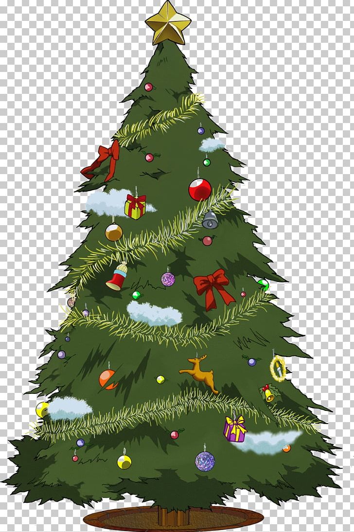 Christmas Tree Gift Santa Claus Christmas Ornament PNG, Clipart, 25 December, Branch, Cartoon, Christmas, Christmas Card Free PNG Download