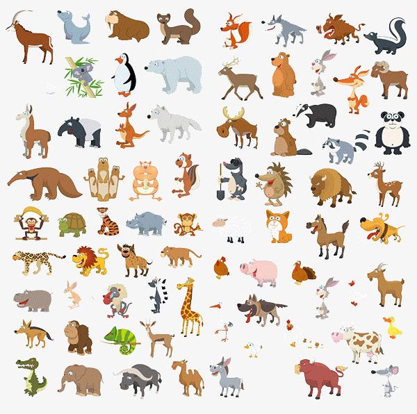 Cute Animals PNG, Clipart, Animal, Animals Clipart, Cartoon, Collections, Cute  Clipart Free PNG Download