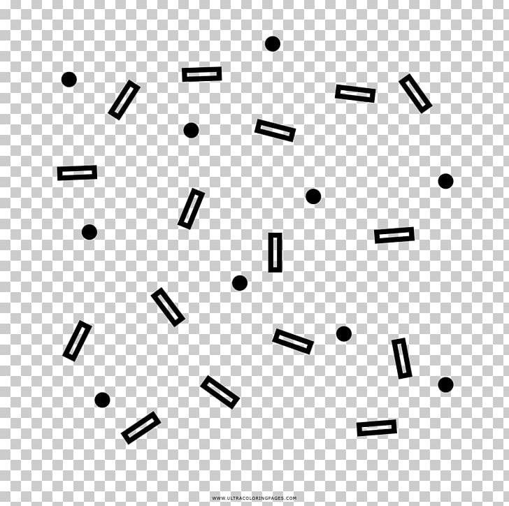Paper Drawing Confetti Coloring Book Pattern PNG, Clipart, Angle, Area, Black, Black And White, Brand Free PNG Download