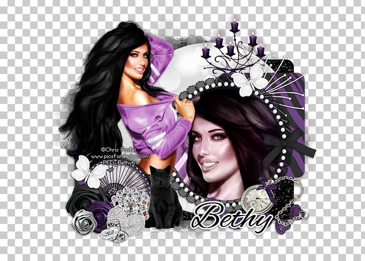 Black Hair Purple PNG, Clipart,  Free PNG Download