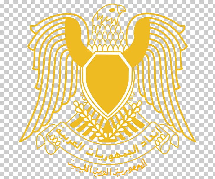 Libyan Civil War Federation Of Arab Republics United Arab Republic Coat Of Arms Of Libya PNG, Clipart, Area, Artwork, Beak, Circle, Coat Free PNG Download