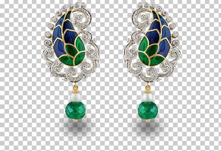 Earring Emerald Jewellery Diamond Designer PNG, Clipart,  Free PNG Download