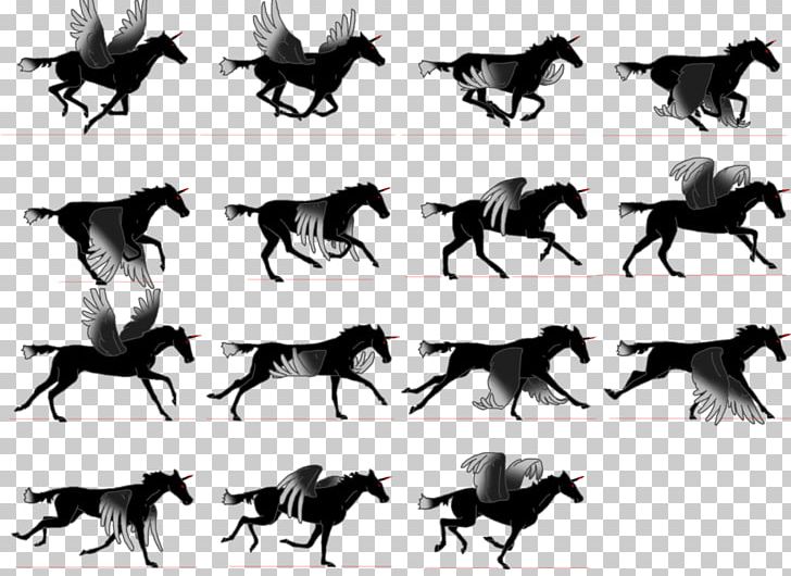 Mustang Animal Sprite Isometric Graphics In Video Games And Pixel Art PNG, Clipart, Animal, Animation, Black, Black And White, Dance Free PNG Download