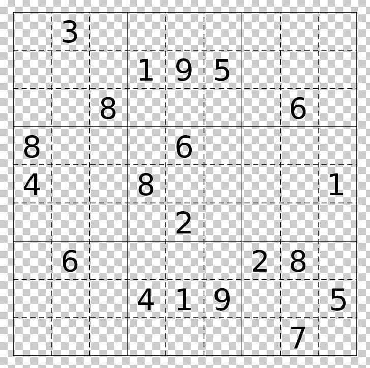 Killer Sudoku Riddle Jigsaw Puzzles Mind Games PNG, Clipart, Angle, Area, Black And White, Brain Teaser, Circle Free PNG Download