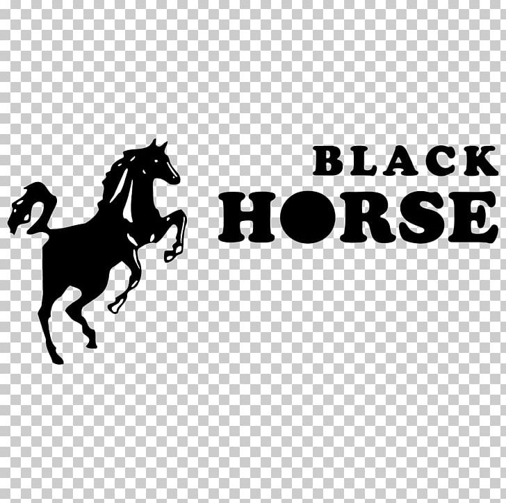 Mustang Pony Logo Halter Stallion PNG, Clipart, Black, Black And White, Brand, Fictional Character, Halter Free PNG Download