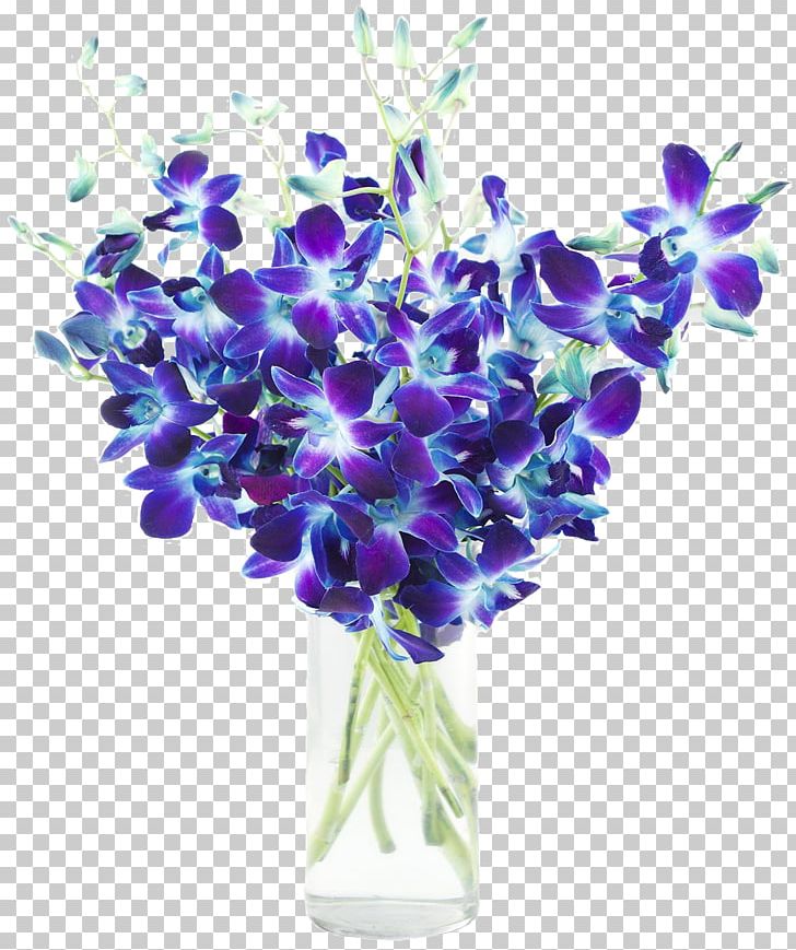 Dendrobium Orchids Blue Flower PNG, Clipart, Artificial Flower, Blue, Cobalt Blue, Color, Cut Flowers Free PNG Download