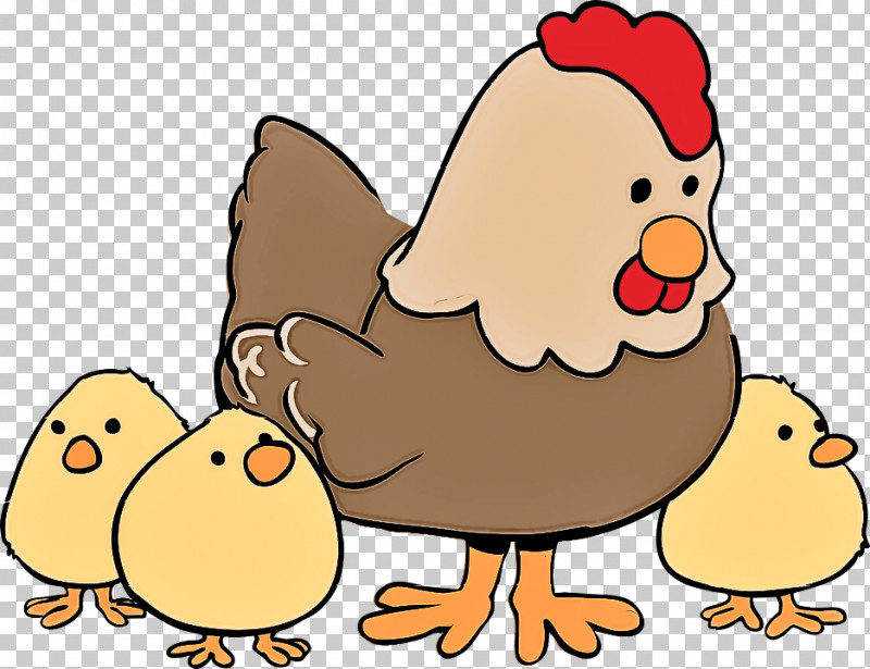 Chicken Cartoon Beak Rooster Bird PNG, Clipart, Beak, Bird, Cartoon, Chicken, Livestock Free PNG Download
