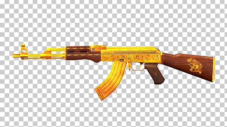 Ak 47 Gold Desktop Firearm Assault Rifle Png Clipart Air