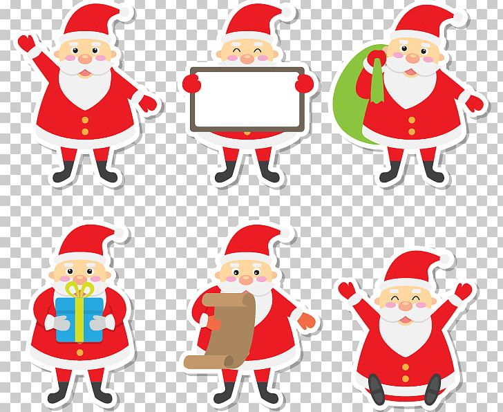 Santa Claus Post-it Note Sticker Christmas Ornament PNG, Clipart, Area, Christmas, Christmas Decoration, Christmas Stickers, Fictional Character Free PNG Download