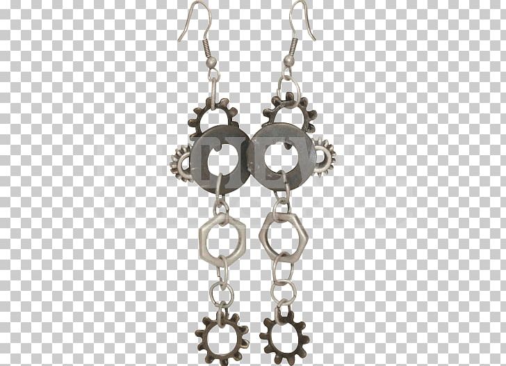 Earring Steampunk Silver Jewellery Clothing Accessories PNG, Clipart, Body Jewelry, Bracelet, Chain, Clothing Accessories, Costume Free PNG Download