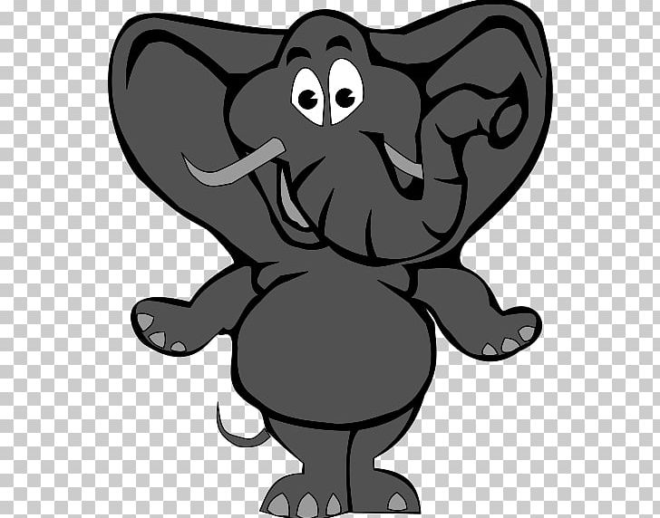 Elephant PNG, Clipart, Black, Black And White, Carnivoran, Cartoon, Cartoon Elephant Free PNG Download
