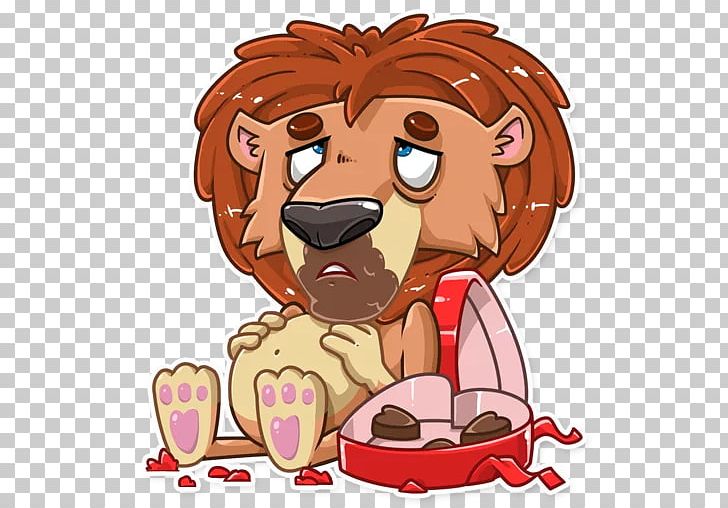 Lion Sticker Dog Telegram PNG, Clipart, Animals, Art, Big Cat, Big Cats, Canidae Free PNG Download