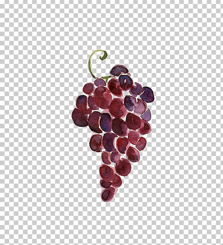 Red Wine Merlot Juice Must PNG, Clipart, Cherry, Common Grape Vine, Creative, Creative Fruit, Drawing Free PNG Download