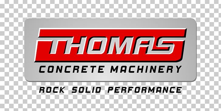 Thomas Concrete Machinery Logo Architectural Engineering PNG, Clipart, Architectural Engineering, Area, Brand, Concrete, Heavy Machinery Free PNG Download