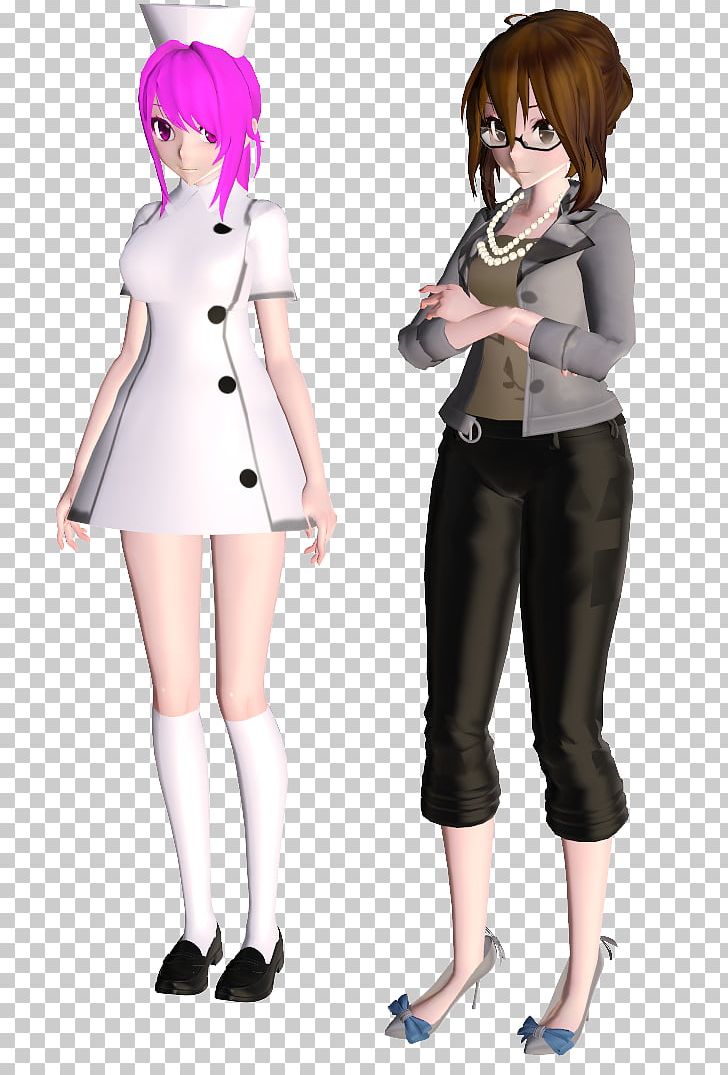 Yandere Simulator Character Teacher Fan Art PNG, Clipart, Action Figure, Anime, Anime Nurse, Black Hair, Brown Hair Free PNG Download