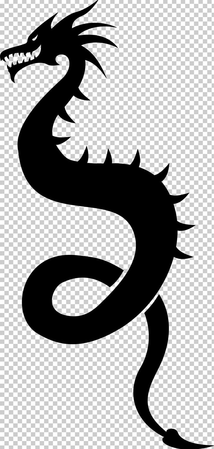 China Chinese Dragon Silhouette PNG, Clipart, Art, Artwork, Black And White, China, China Sword Free PNG Download