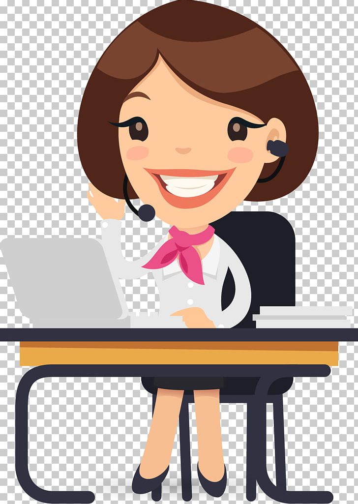 Desk Cartoon Illustration PNG, Clipart, Business, Child, Company, Conversation, Executive Free PNG Download