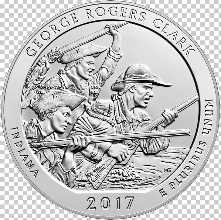 D Rocks National Lakeshore Cumberland Island National Seashore Philadelphia Mint Quarter United States Mint PNG, Clipart, Atb, Black And White, Clark, Coin, Currency Free PNG Download