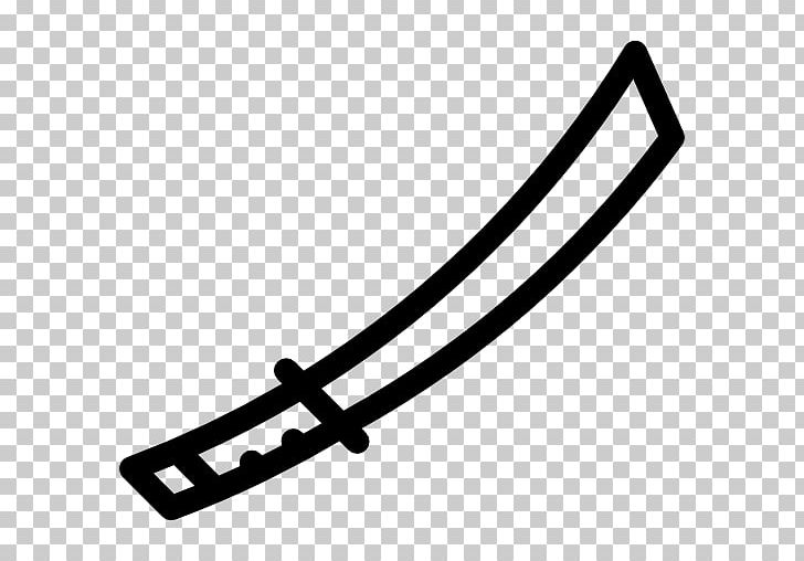 Katana Japanese Sword Weapon PNG, Clipart, Automotive Exterior, Baskethilted Sword, Black And White, Cold Weapon, Computer Icons Free PNG Download