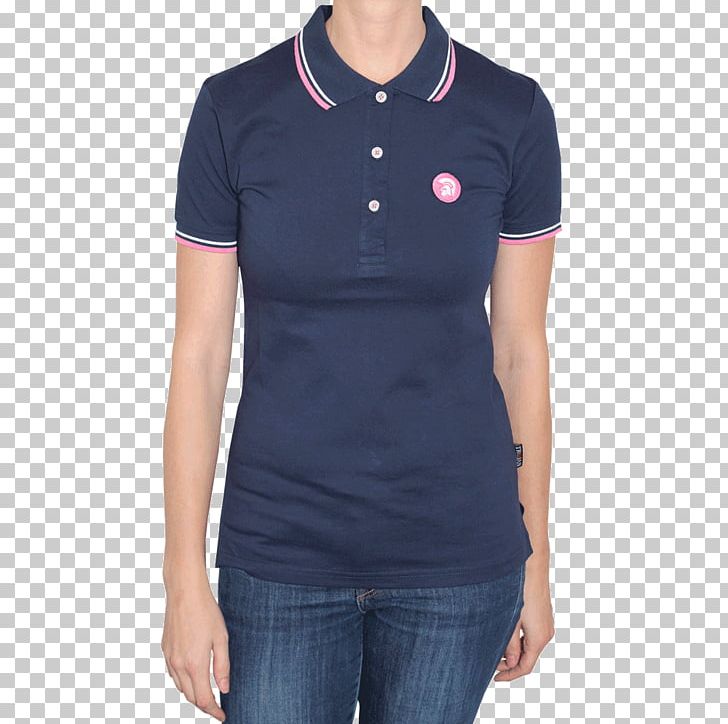 T-shirt Polo Shirt Pinguin Radio Collar Sleeve PNG, Clipart, Air, Clothing, Cobalt, Cobalt Blue, Collar Free PNG Download
