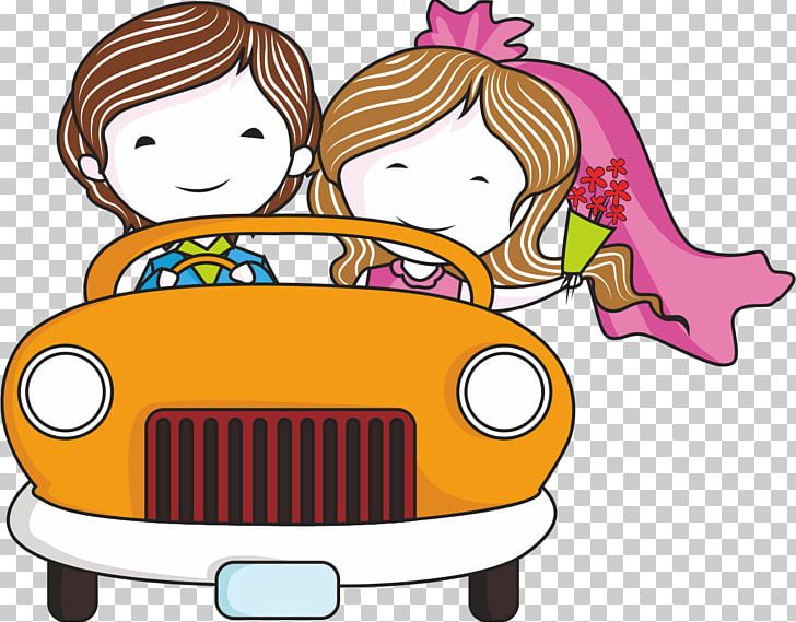 Marriage Illustration PNG, Clipart, Airing, Car, Cartoon, Compact Car, Drawing Free PNG Download