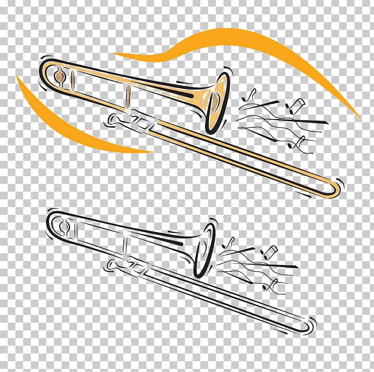 Musical Instrument Trumpet Brass Instrument Illustration PNG, Clipart, Angle, Body Jewelry, Cartoon, Cartoon Trumpet, Flugelhorn Free PNG Download