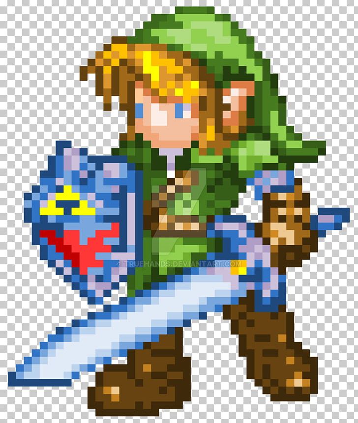The Legend Of Zelda Ocarina Of Time 3d Link Pixel Art Video Game Png Clipart Art