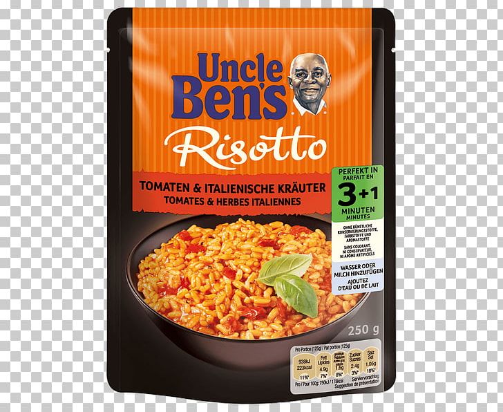 Vegetarian Cuisine Risotto Mediterranean Cuisine Fried Rice Uncle Ben's PNG, Clipart,  Free PNG Download