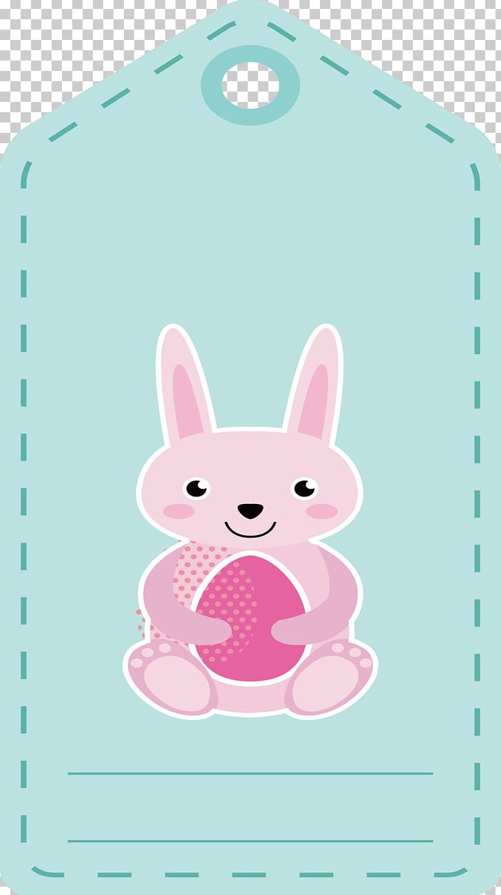 Rabbit Easter Bunny Illustration PNG, Clipart, Animal, Blue, Cartoon, Creative, Creativity Free PNG Download