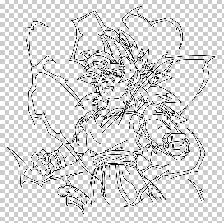 Goku Vegeta Majin Buu Gohan Line Art PNG, Clipart, Angle, Arm, Art, Artwork, Black And White Free PNG Download