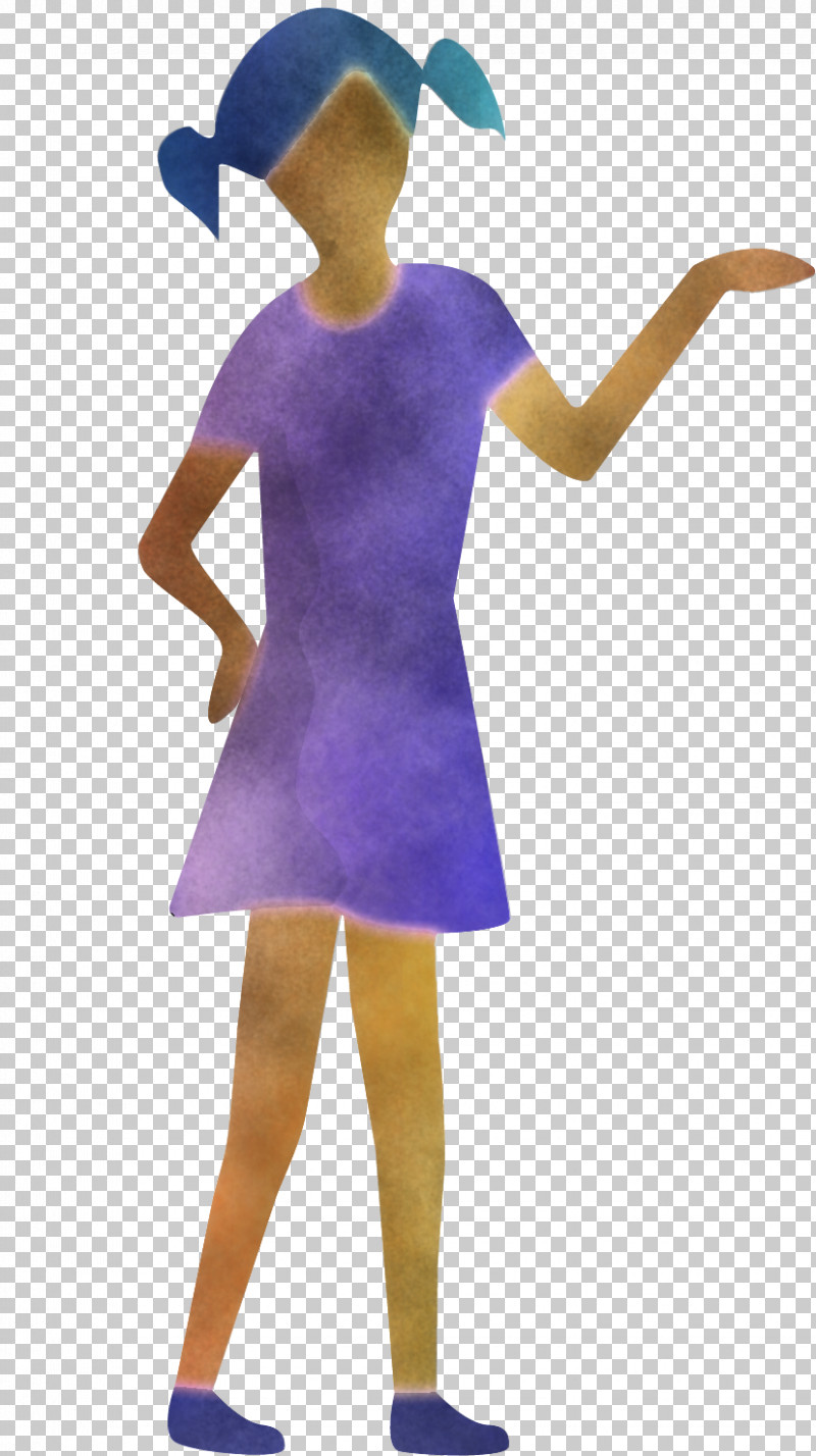 Clothing Purple Standing Violet Dress PNG, Clipart, Clothing, Costume, Dress, Electric Blue, Joint Free PNG Download