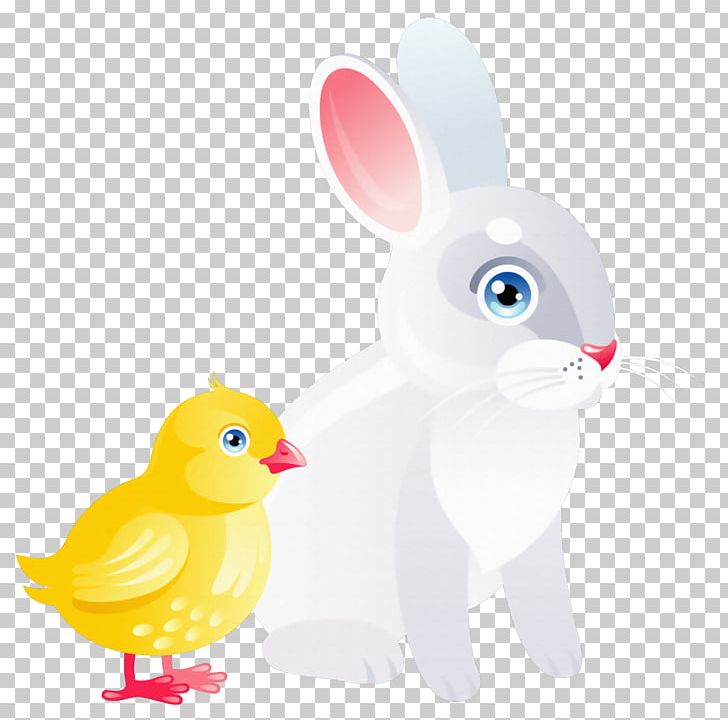 Domestic Rabbit Easter Bunny Duck PNG, Clipart, Beak, Bird, Chicken, Clipart, Domestic Rabbit Free PNG Download