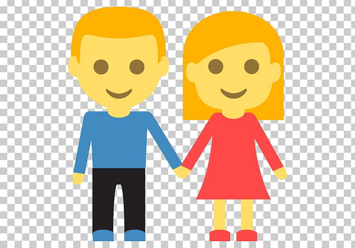 Emoji Woman Holding Hands Text Messaging PNG, Clipart, Area, Boy, Cartoon, Child, Communication Free PNG Download