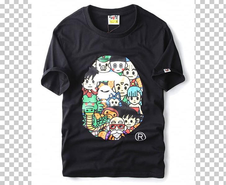 Long-sleeved T-shirt A Bathing Ape Long-sleeved T-shirt Harajuku PNG, Clipart, A Bathing Ape, Bathing, Bathing Ape, Black, Brand Free PNG Download
