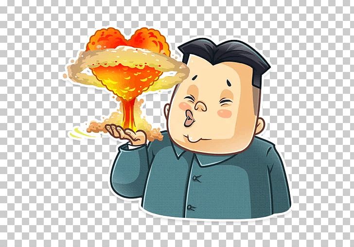 North Korea Telegram Sticker Politician South Korea PNG, Clipart, Boy, Cartoon, Child, Cook, Emoji Free PNG Download