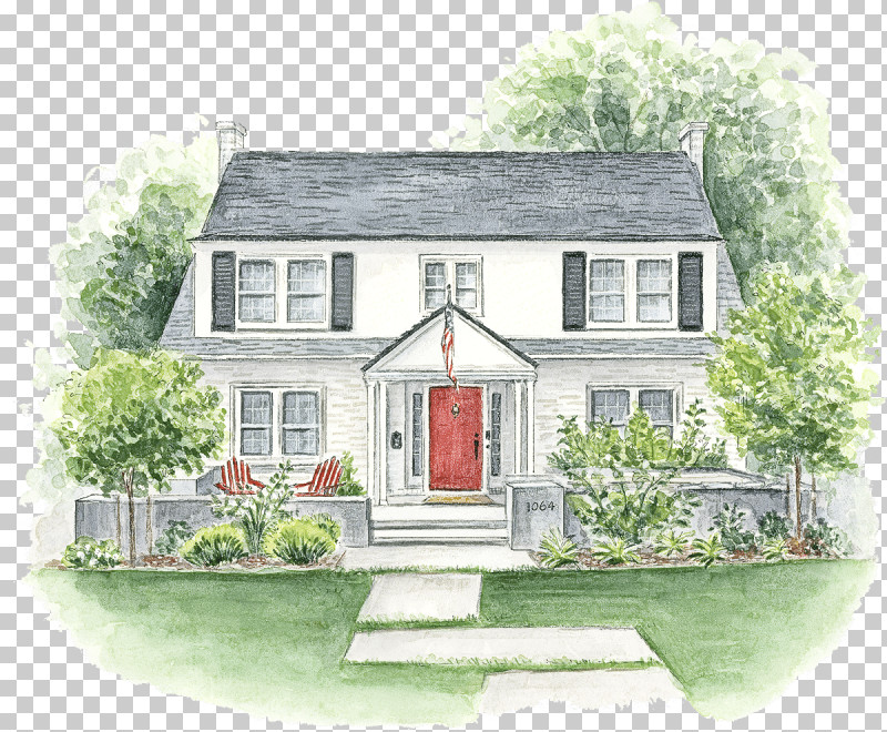 Home Property House Cottage Building PNG, Clipart, Building, Cottage, Drawing, Estate, Farmhouse Free PNG Download