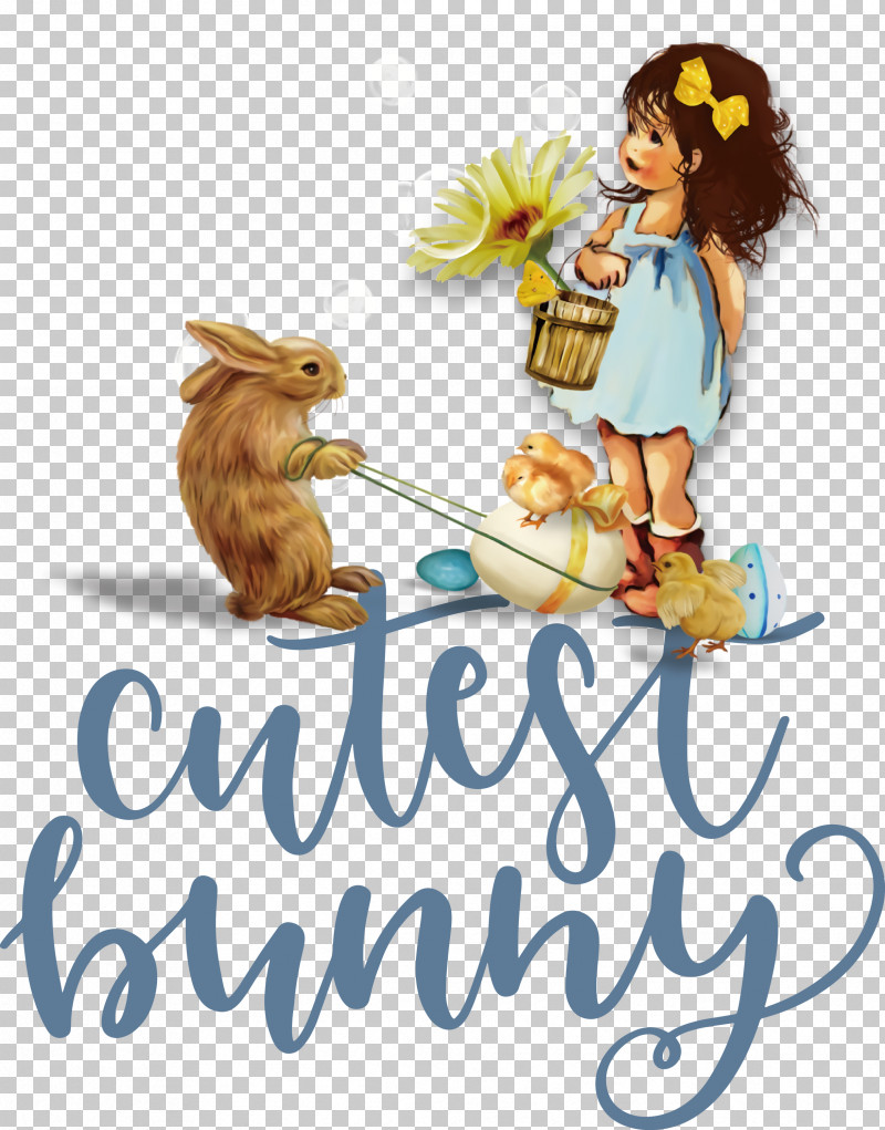 Cutest Bunny Happy Easter Easter Day PNG, Clipart, Behavior, Biology, Cartoon, Cutest Bunny, Easter Day Free PNG Download