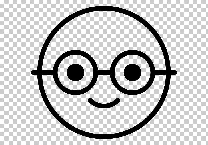Emoticon Smiley Computer Icons Nerd PNG, Clipart, Area, Black, Black And White, Circle, Computer Icons Free PNG Download