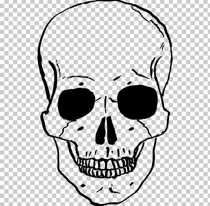 Skull PNG, Clipart, Artwork, Axial Skeleton, Black And White, Bone, Computer Icons Free PNG Download
