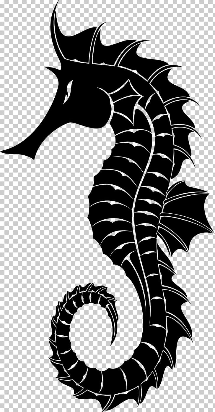 Silhouette Great Seahorse PNG, Clipart, Animals, Art, Black And White, Clip Art, Font Free PNG Download