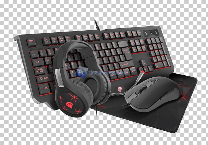 GAMING Keyboard Mouse Headphones Mousepad COMBO SET 4IN1 GENESIS COBALT 300 Computer Keyboard Computer Mouse NATEC NFU-0938 PNG, Clipart, Combo, Computer Cases Housings, Computer Component, Computer Hardware, Computer Keyboard Free PNG Download