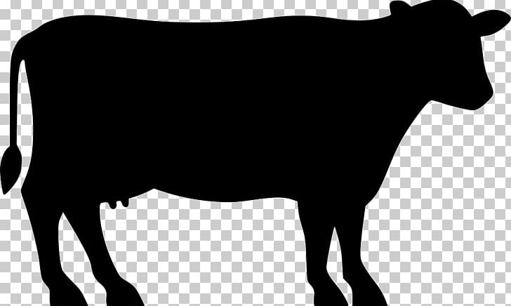 Angus Cattle Beef Cattle Silhouette PNG, Clipart, Angus Cattle, Animals, Beef Cattle, Black And White, Bull Free PNG Download