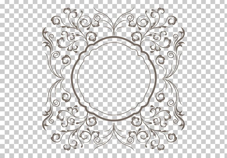 Floral Design Frames Drawing PNG, Clipart, Area, Artwork, Black And White, Circle, Decorative Arts Free PNG Download