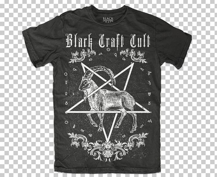 Printed T-shirt Hoodie Long-sleeved T-shirt Clothing PNG, Clipart, Black, Black And White, Blackcraft Cult, Brand, Capricorn Free PNG Download