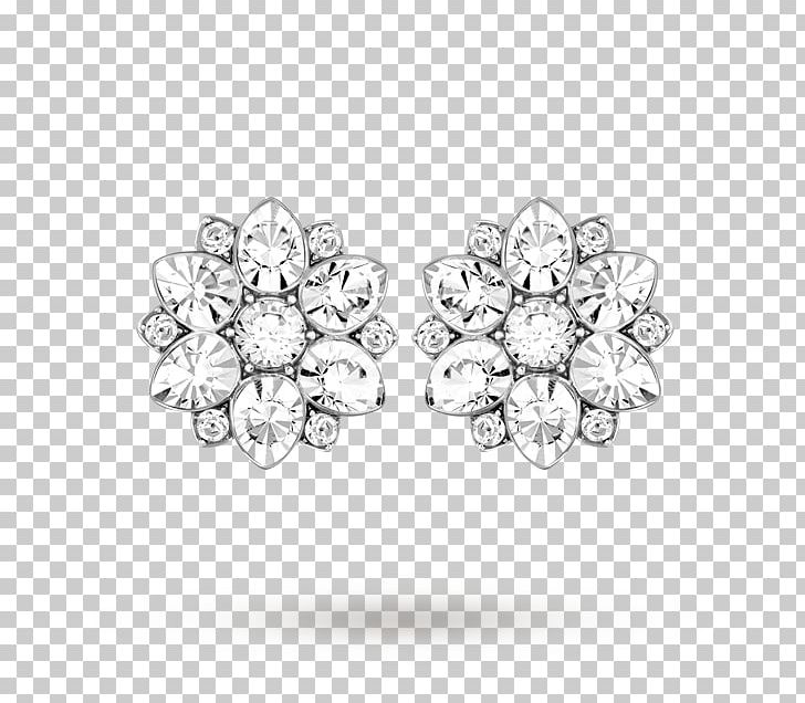 Swarovski Celestial Pierced Earrings PNG, Clipart, Black And White, Body Jewelry, Celestial, Crystal, Cubic Zirconia Free PNG Download